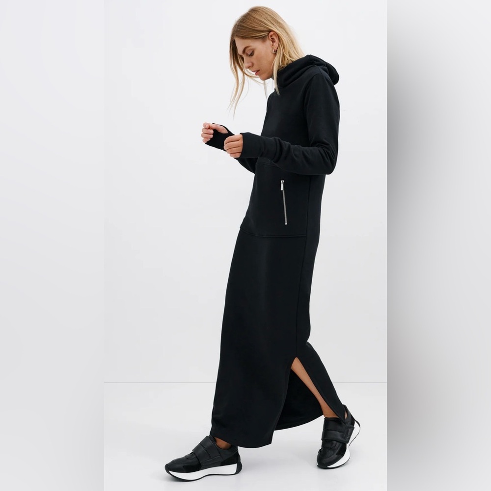 New !! Marcella black sweatshirt Dress - Picture 2 of 10
